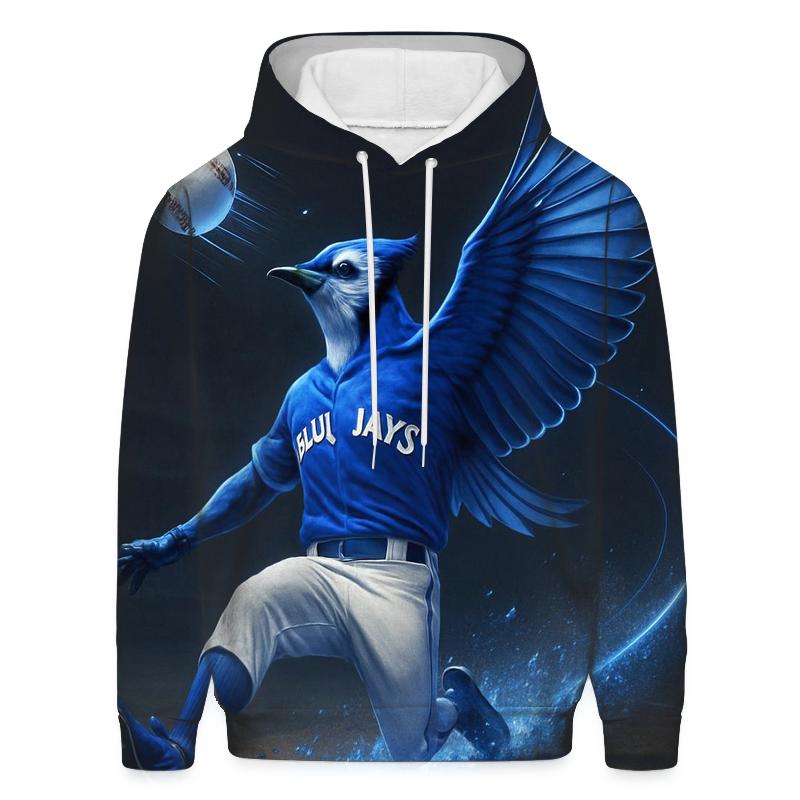 Midnight Slide Arc Blue Jays Fusion embroidered hoodies