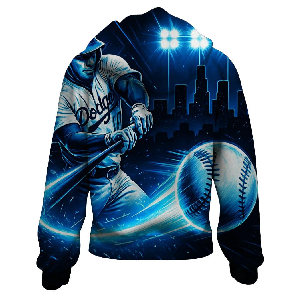 Electric Baseline Breakthrough printed hoodies