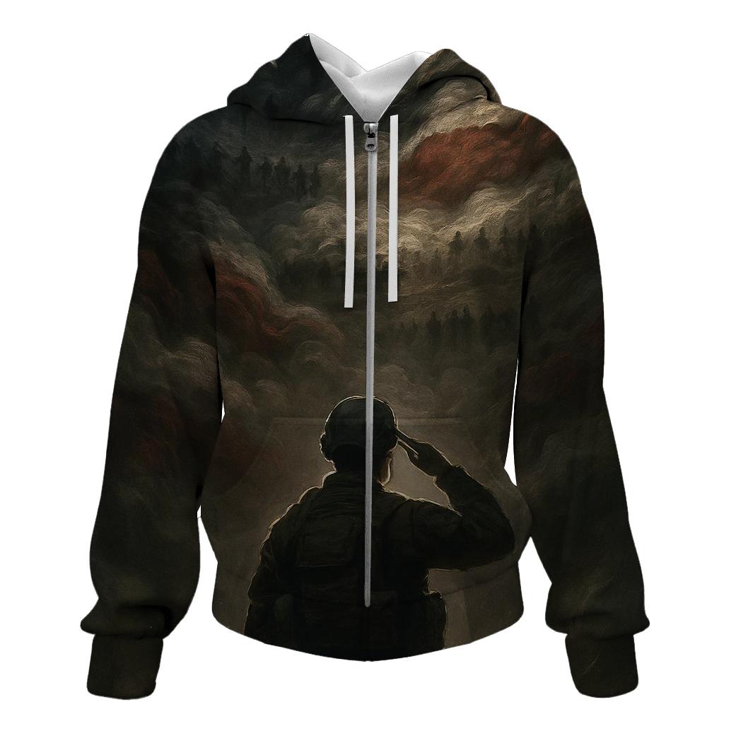 Thunder Over The Silent Parade printed hoodies