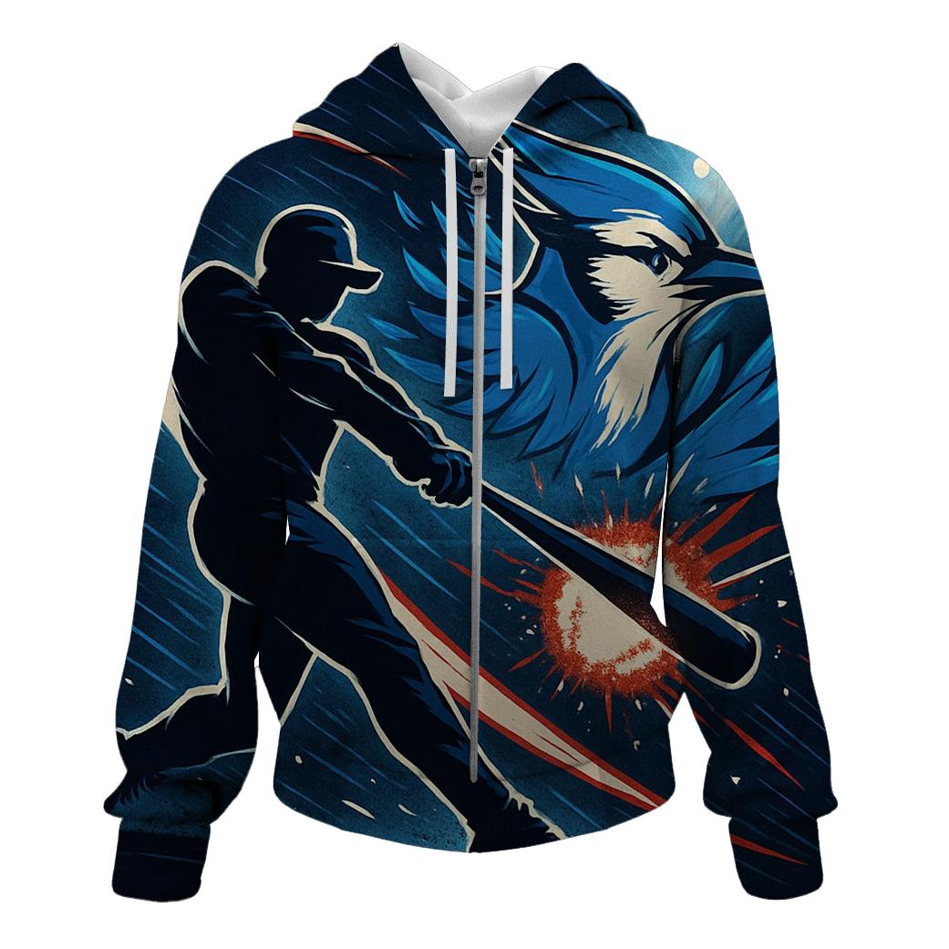 Featherstorm Swing In Blue Jays Night lightweight hoodies