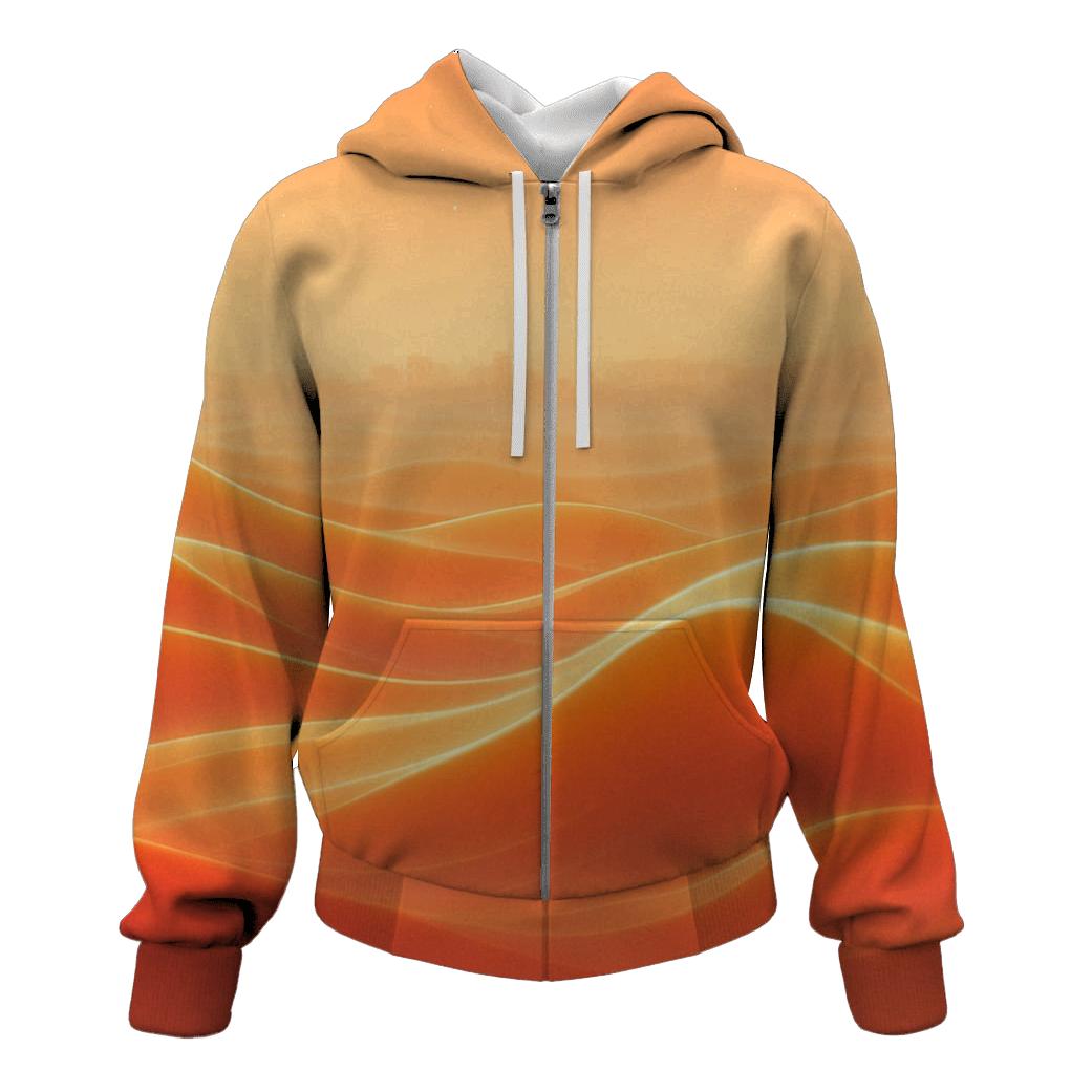 Sunset Gradient Mirage Dunes lightweight hoodies