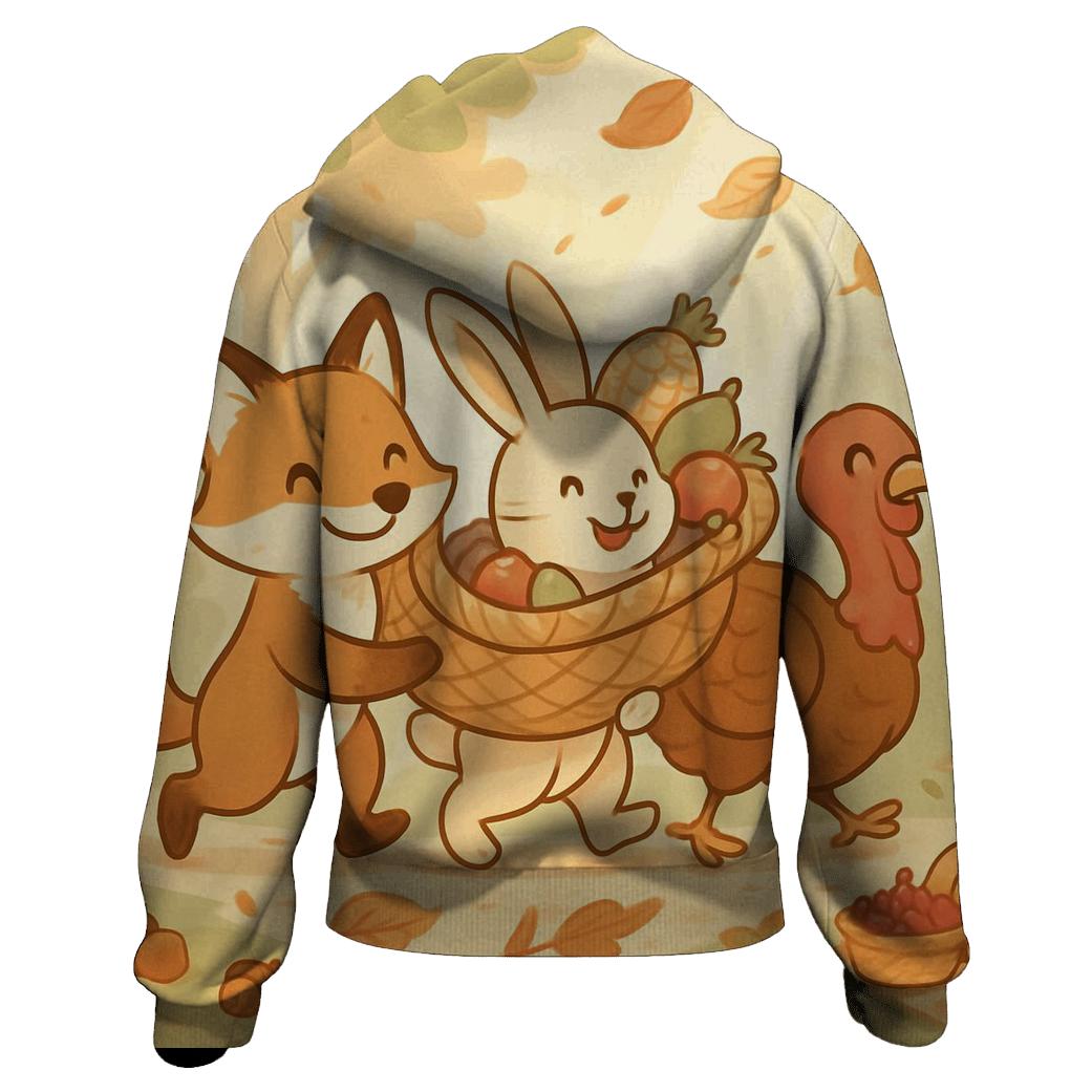 Woodland Harvest Parade Of Friends hoodies fashion