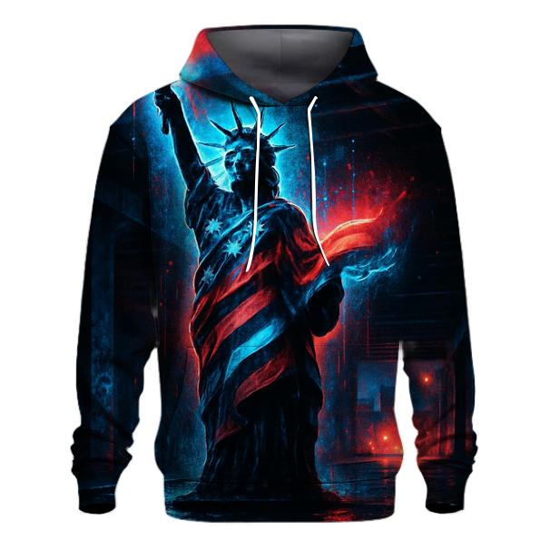 Neon Liberty Overpass Banner hoodie styles