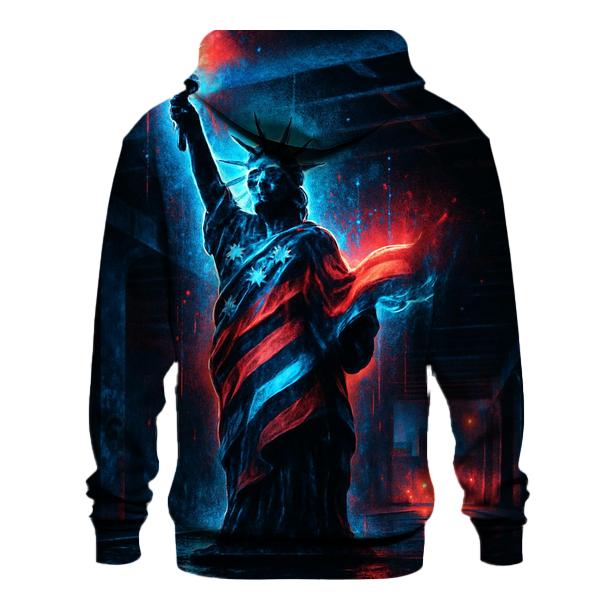 Neon Liberty Overpass Banner hoodie styles