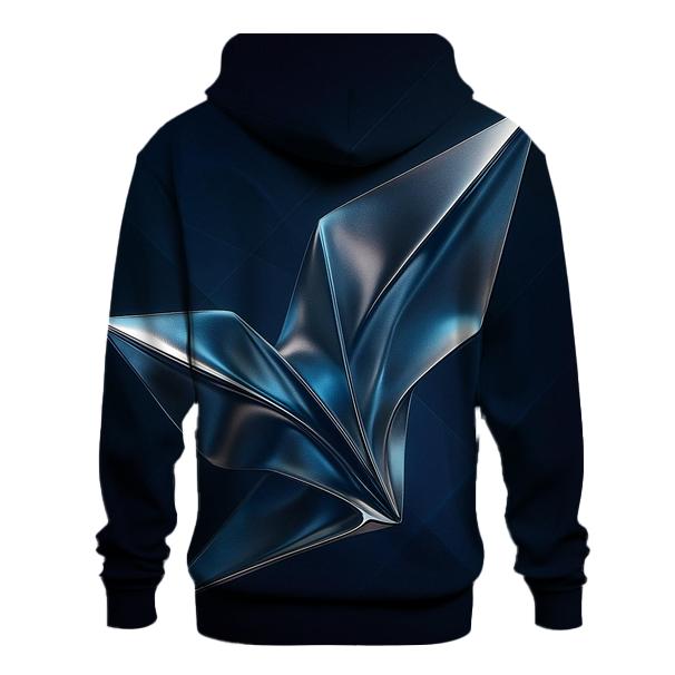 Chrome Nebula Origami heavyweight hoodies