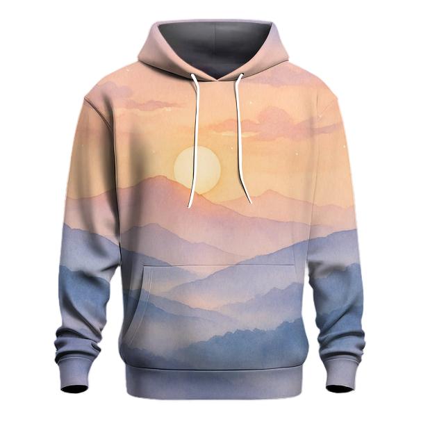 Pastel Summit Drift printed hoodies