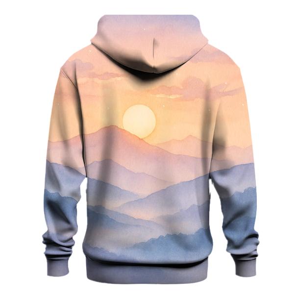 Pastel Summit Drift printed hoodies