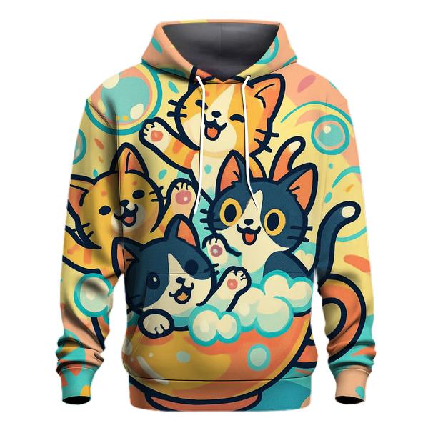 Carnival Bubble Bath Kittens premium hoodies