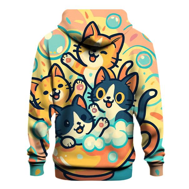 Carnival Bubble Bath Kittens premium hoodies
