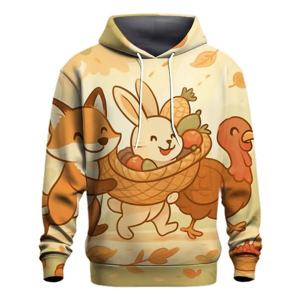 Woodland Harvest Parade Of Friends heavyweight hoodies