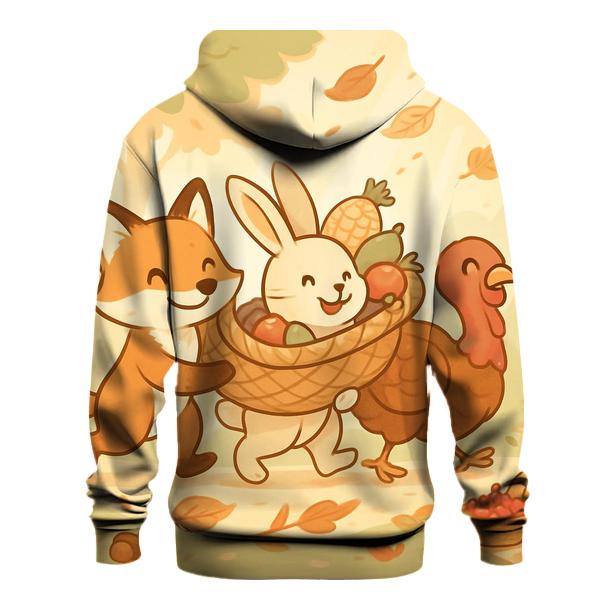 Woodland Harvest Parade Of Friends heavyweight hoodies