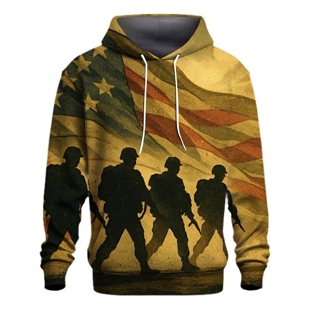 Camouflage Tide Of Freedom graphic hoodies