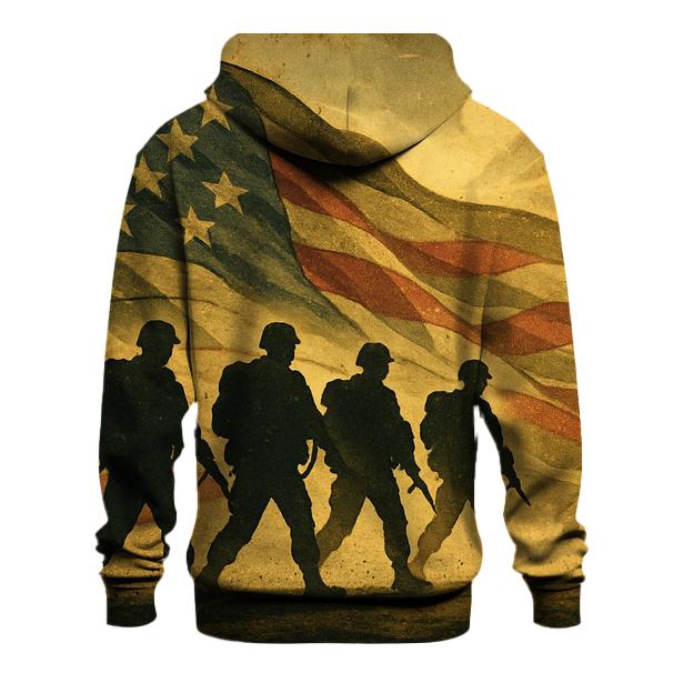 Camouflage Tide Of Freedom graphic hoodies