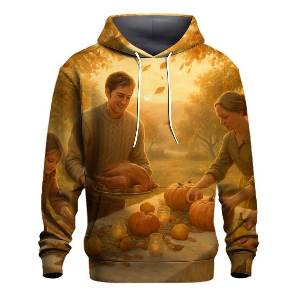 Golden Hour Orchard Gratitude Gathering hoodie designs