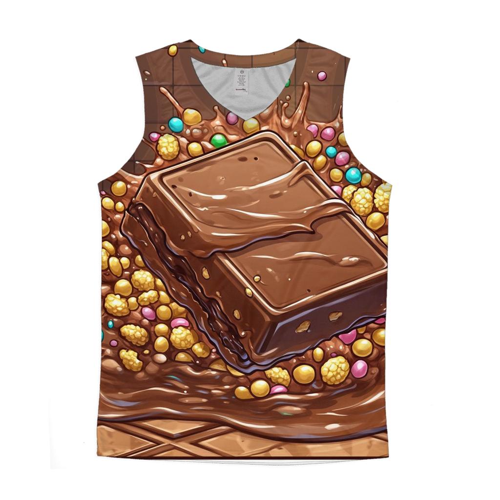 Chocolate Bar Breakdance Splashdown designer workout tanks