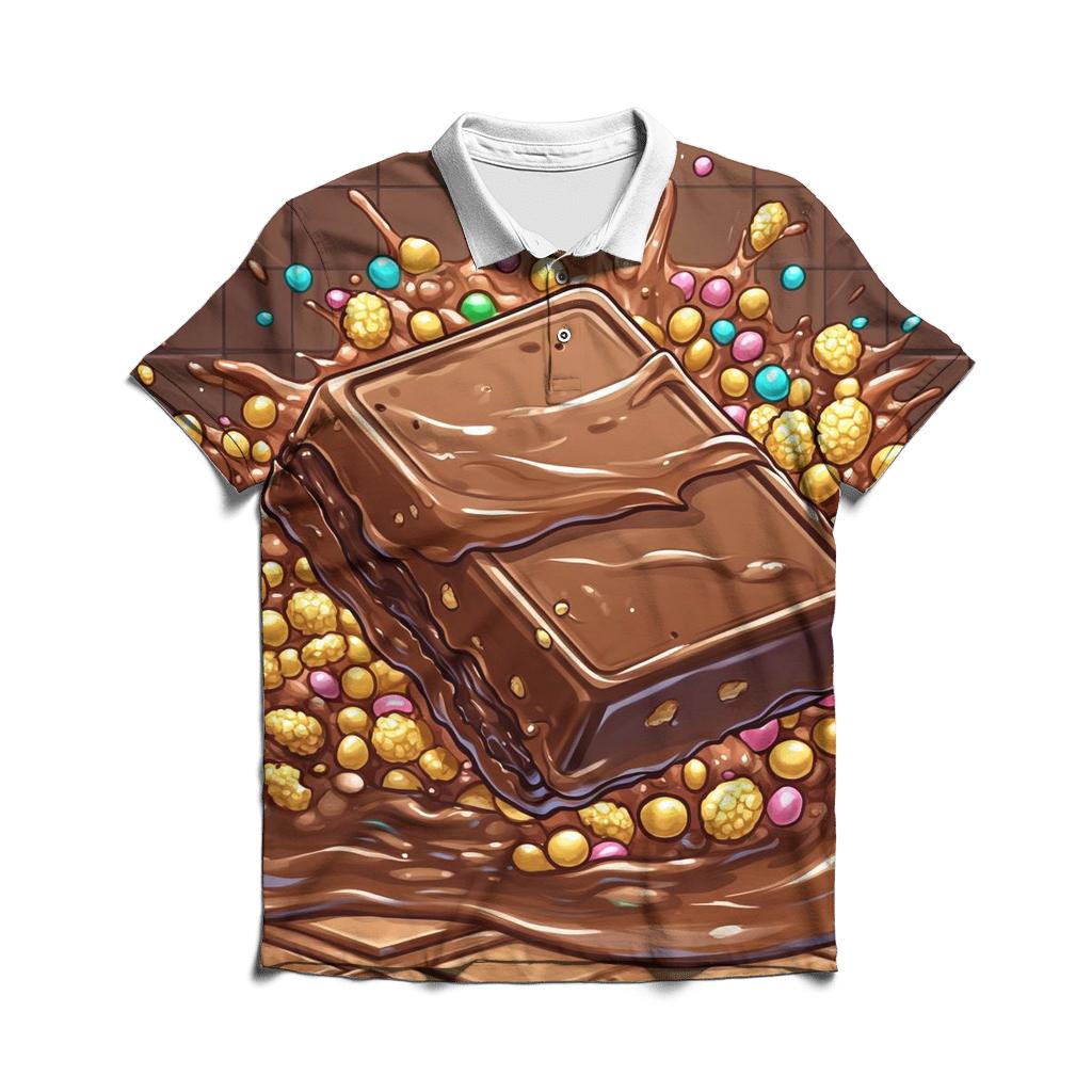 Chocolate Bar Breakdance Splashdown custom polo shirts