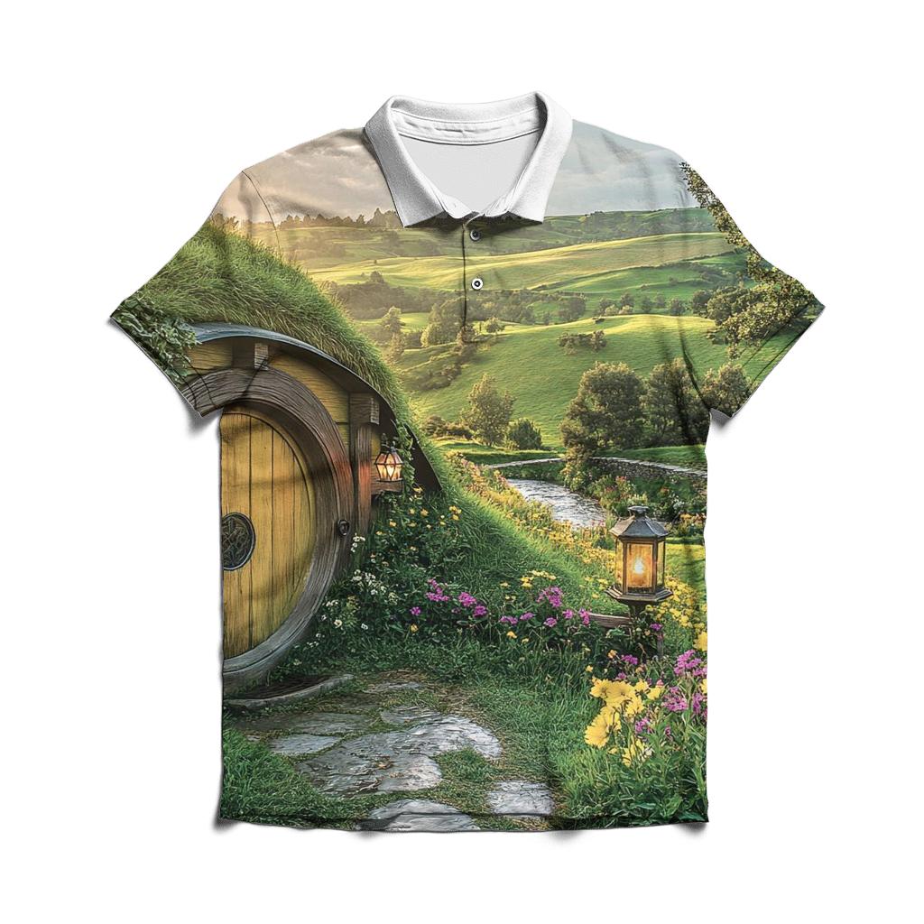 Hobbiton Movie Set - Matamata custom polo shirts