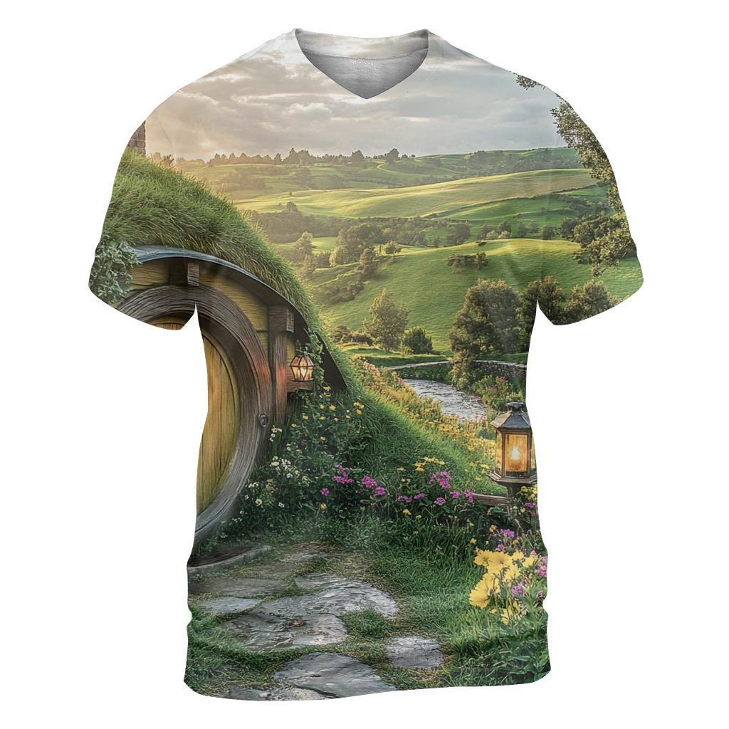 Hobbiton Movie Set - Matamata statement graphic shirts