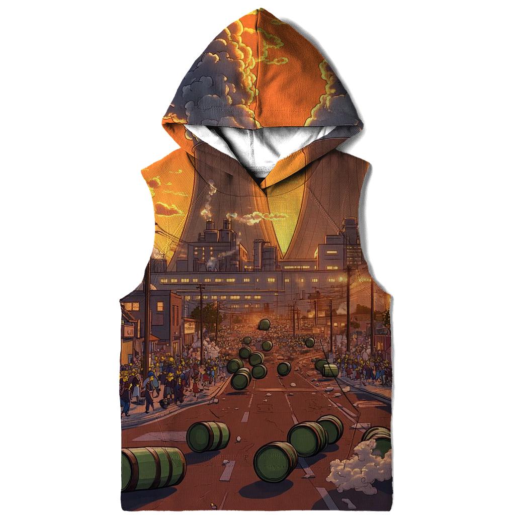 Springfield Power Plant Sunset Meltdown Parade hoodie trends