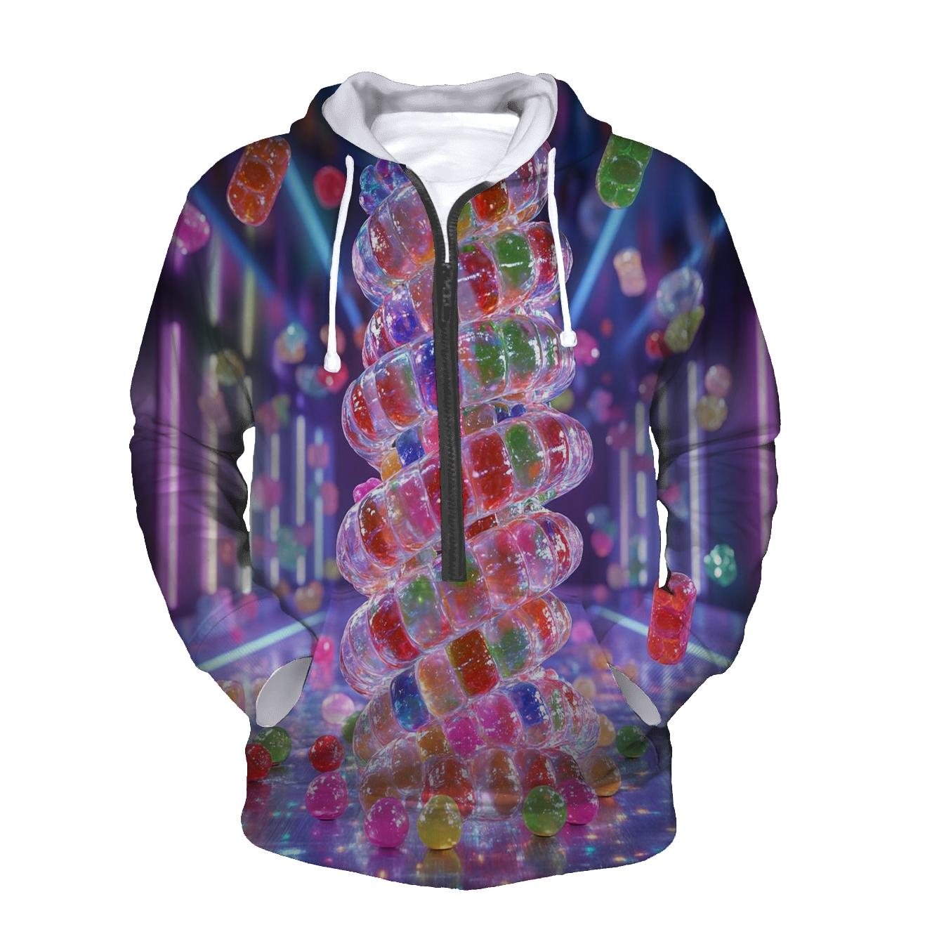 Neon Gummy Roller Rink Frenzy hoodie trends