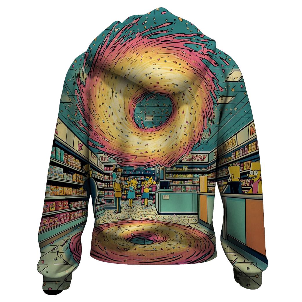 Kwik E Mart Donut Tornado Checkout hoodie designs