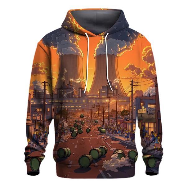 Springfield Power Plant Sunset Meltdown Parade hoodie trends