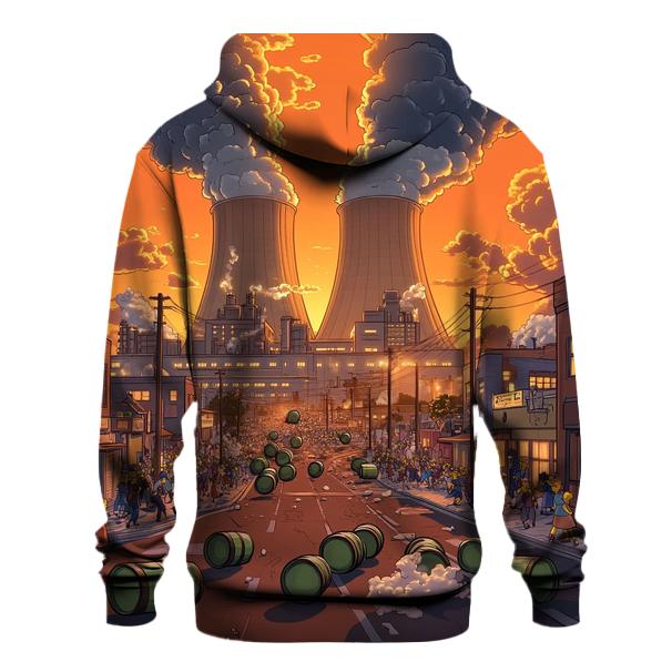 Springfield Power Plant Sunset Meltdown Parade hoodie trends