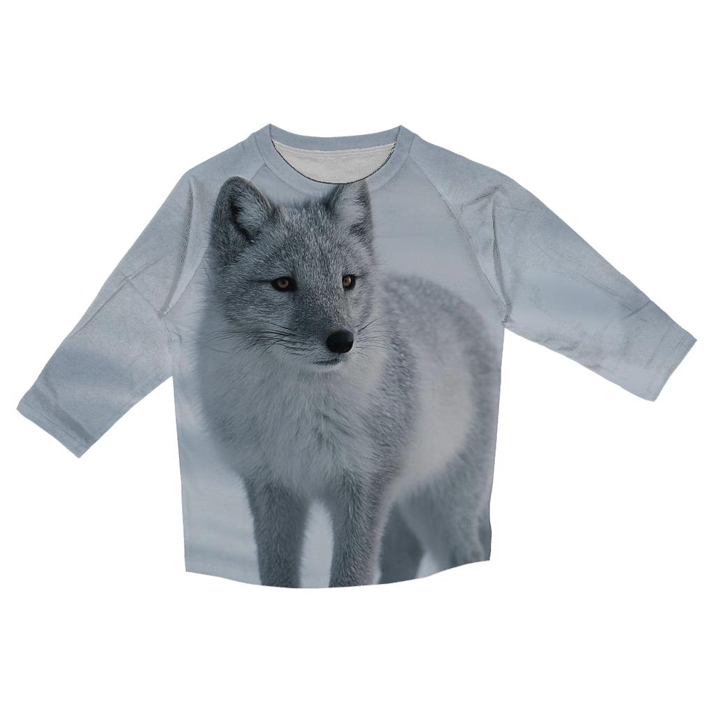 Frostline Sentinel Arctic Fox trendy 3/4 sleeve tops