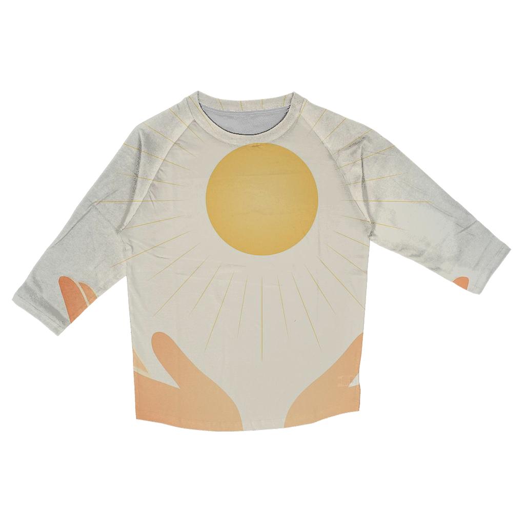 Open Hands Of Dawn Light custom 3/4 sleeve shirts