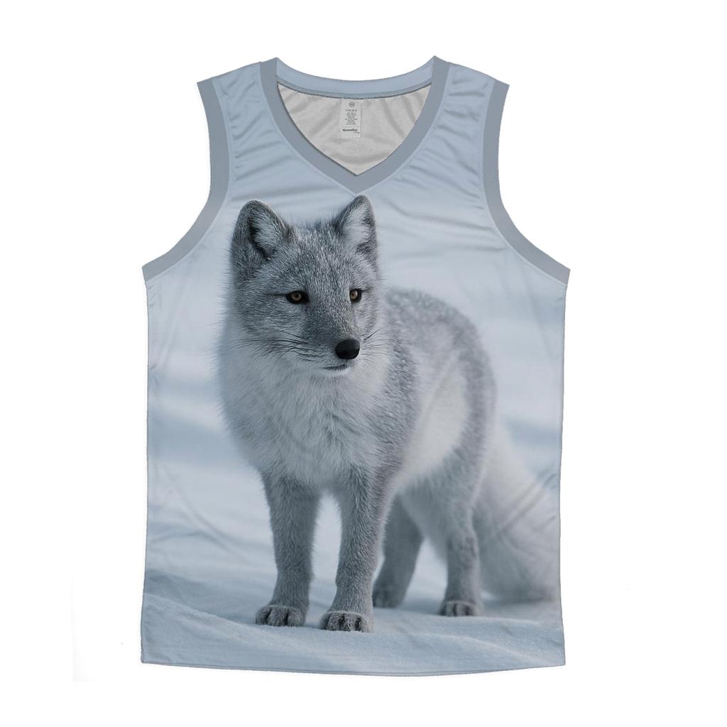 Frostline Sentinel Arctic Fox personalized athletic tanks