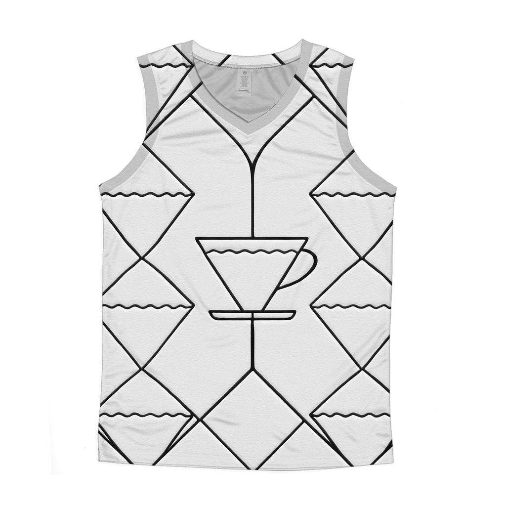Filter Fold Geometry trendy fitted tank tops