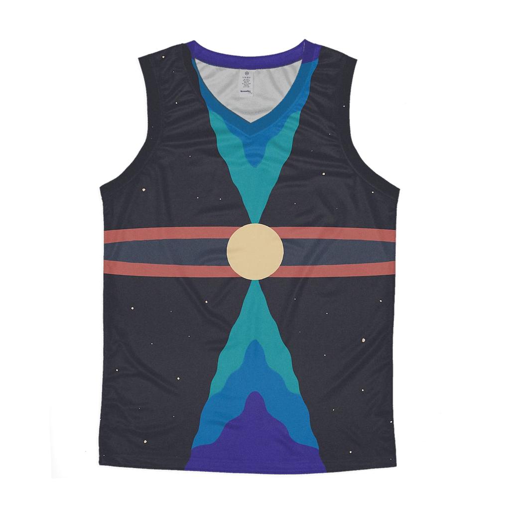Jet Outflow Mirror Fans sports performance tank tops