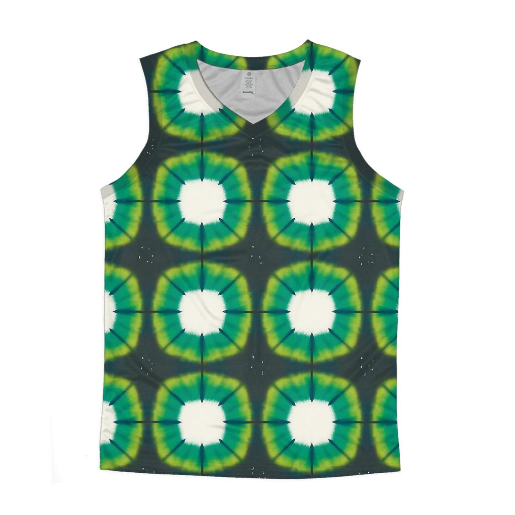 Itajime Eclipse Grid Bloom personalized athletic tanks