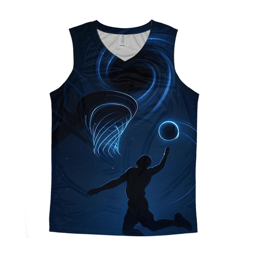 Gravity Well Basketball Dunk casual summer tank tops