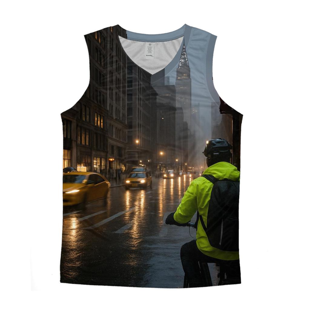 Rain Gloss Broadway Canyon With Chrysler Peak stylish racerback tanks