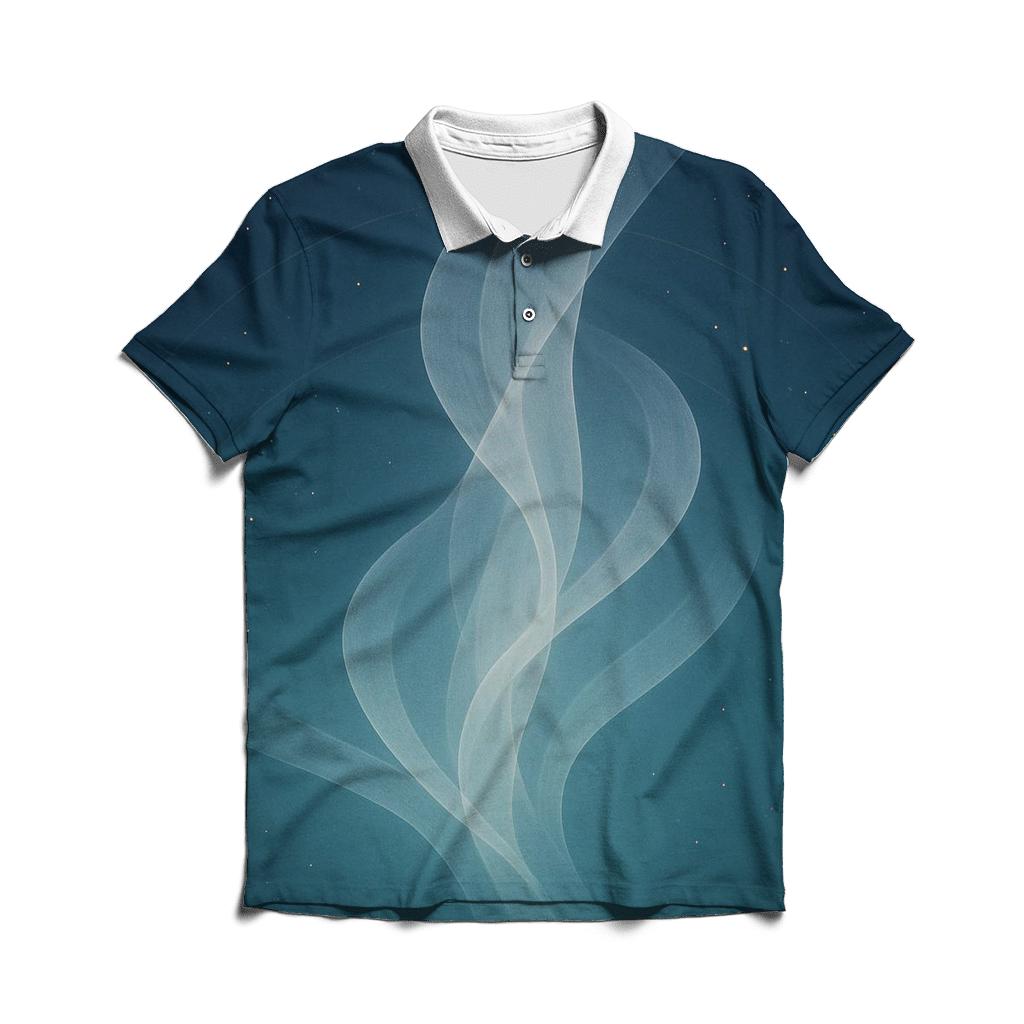 Luminous Breath Veil casual sports polo shirts