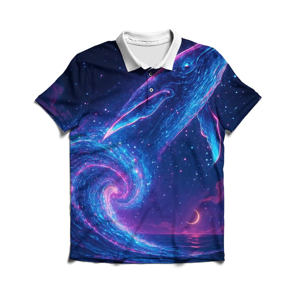 Neon Tide Of The Helix Sea casual sports polo shirts