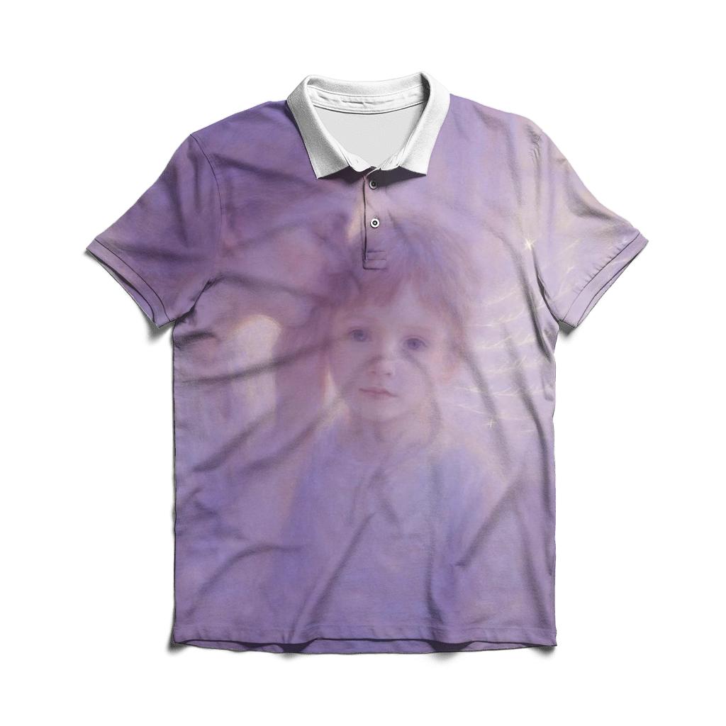 The First Echo Her Voice Living Inside The Years premium cotton polo shirts