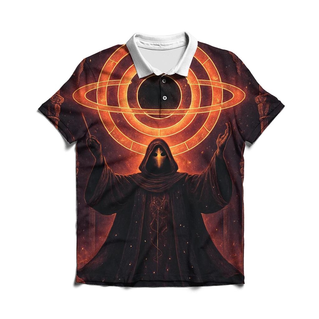 Cathedral Of The Event Horizon Choir stylish collar polo tees