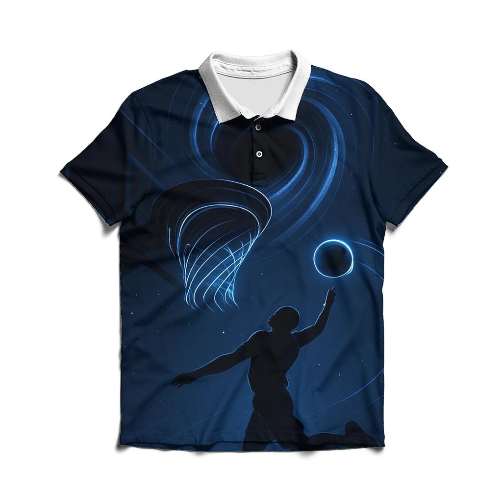 Gravity Well Basketball Dunk custom polo shirts