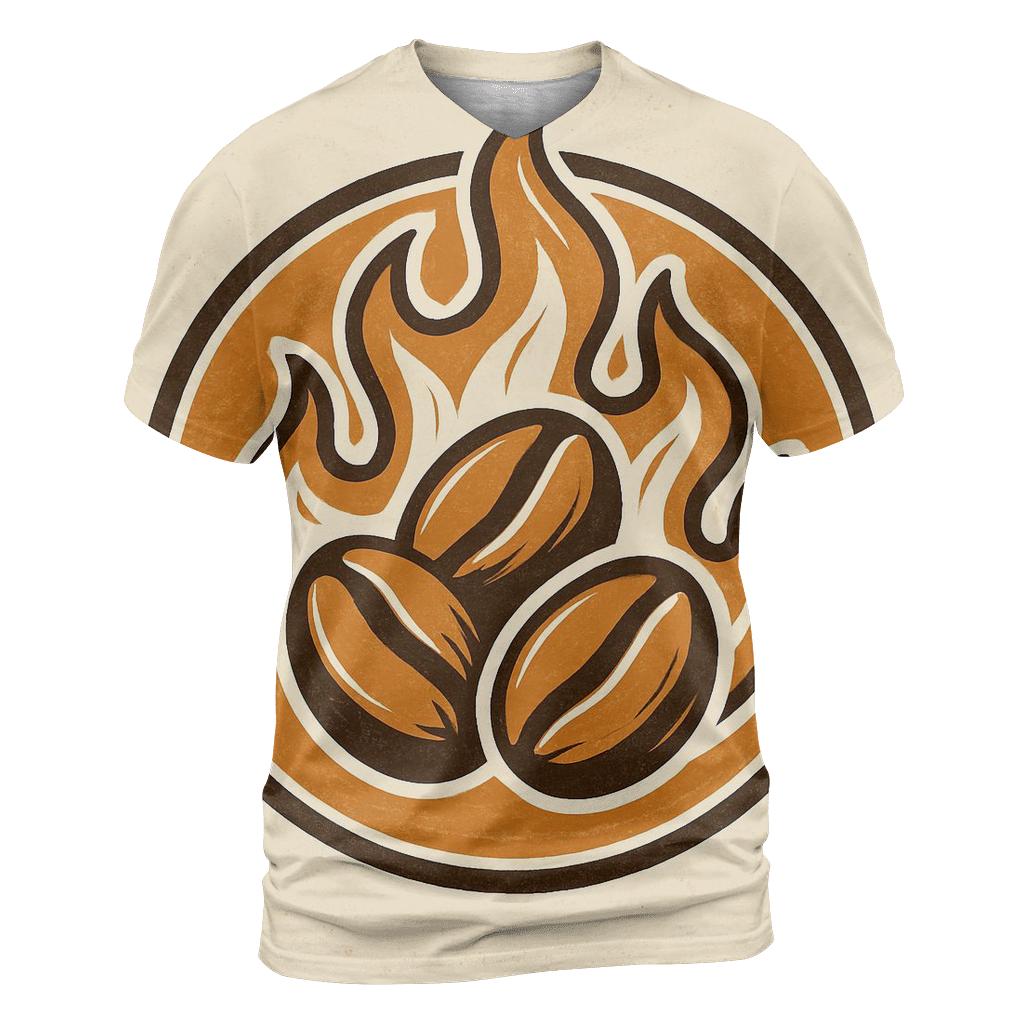 Roaster Flame Crest trendy printed shirt styles