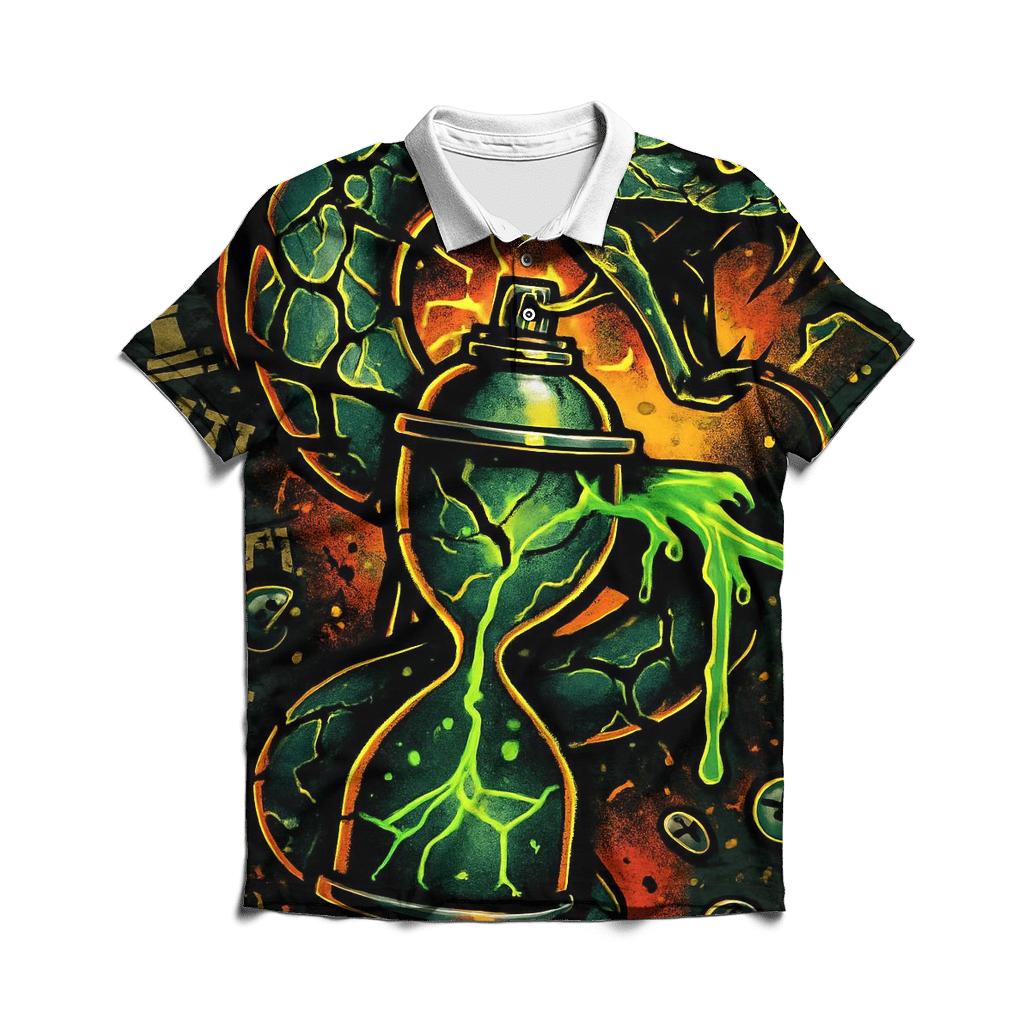 Shattered Hourglass Street Serpent designer slim fit polos