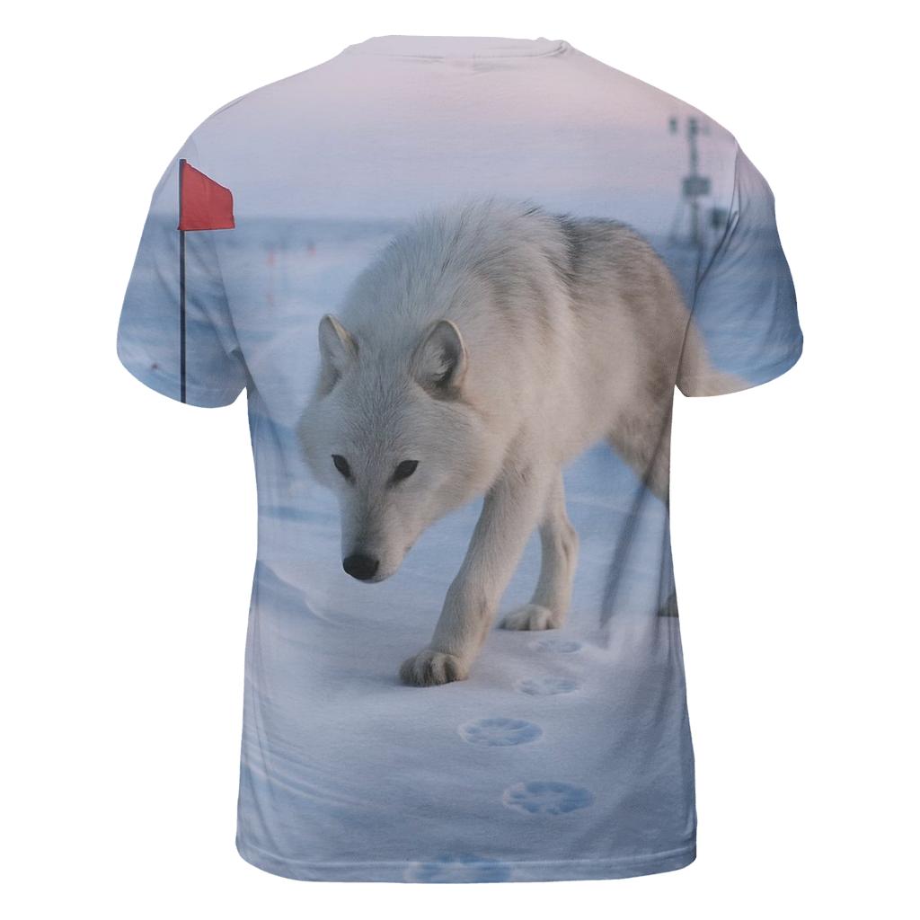 Ellesmere Ridge Arctic Wolf Survey Line personalized full print shirts