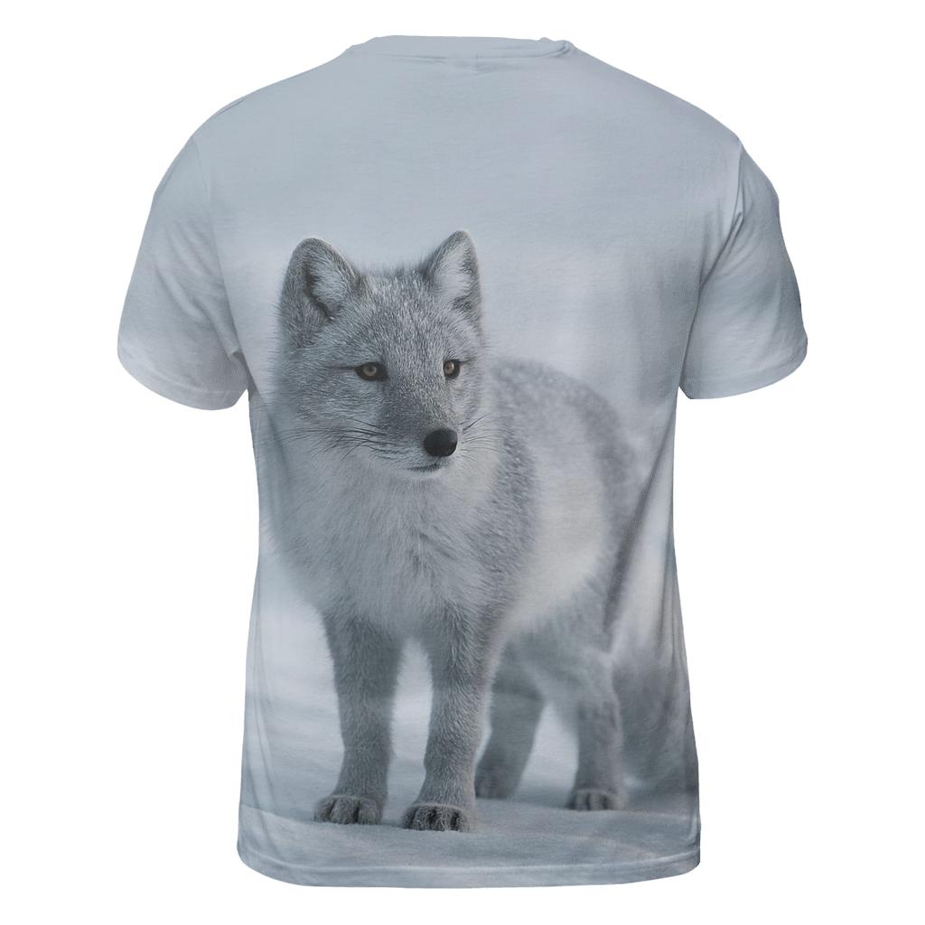 Frostline Sentinel Arctic Fox creative print fashion shirts
