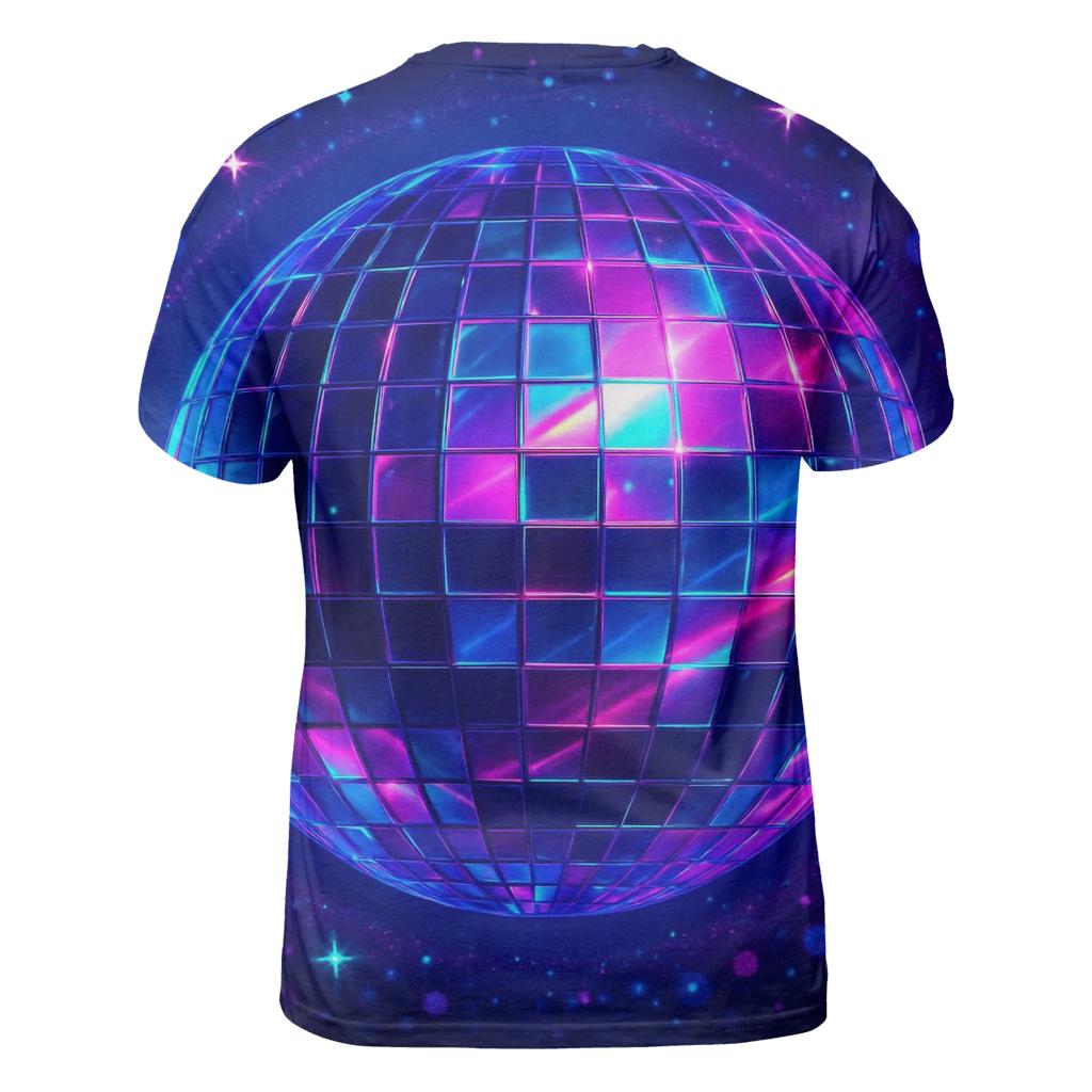 Disco Prism Mirage artistic all-over print tops