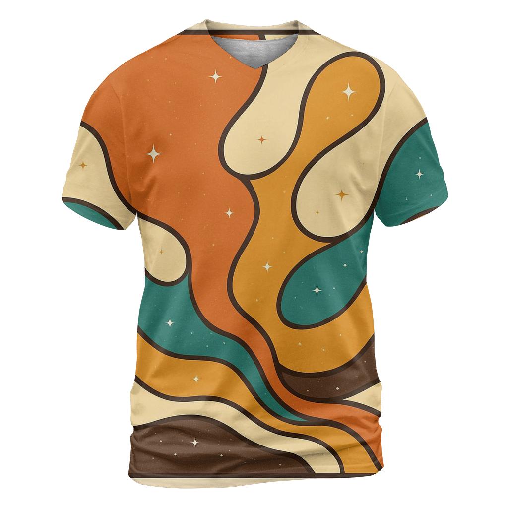 Groovy Lava Lamp Galaxy Waves custom all-over print shirts