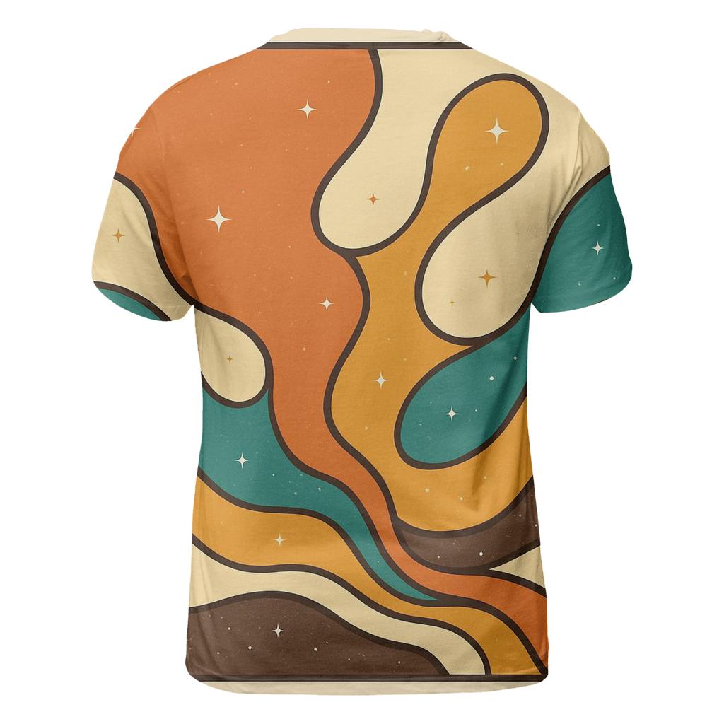 Groovy Lava Lamp Galaxy Waves custom all-over print shirts