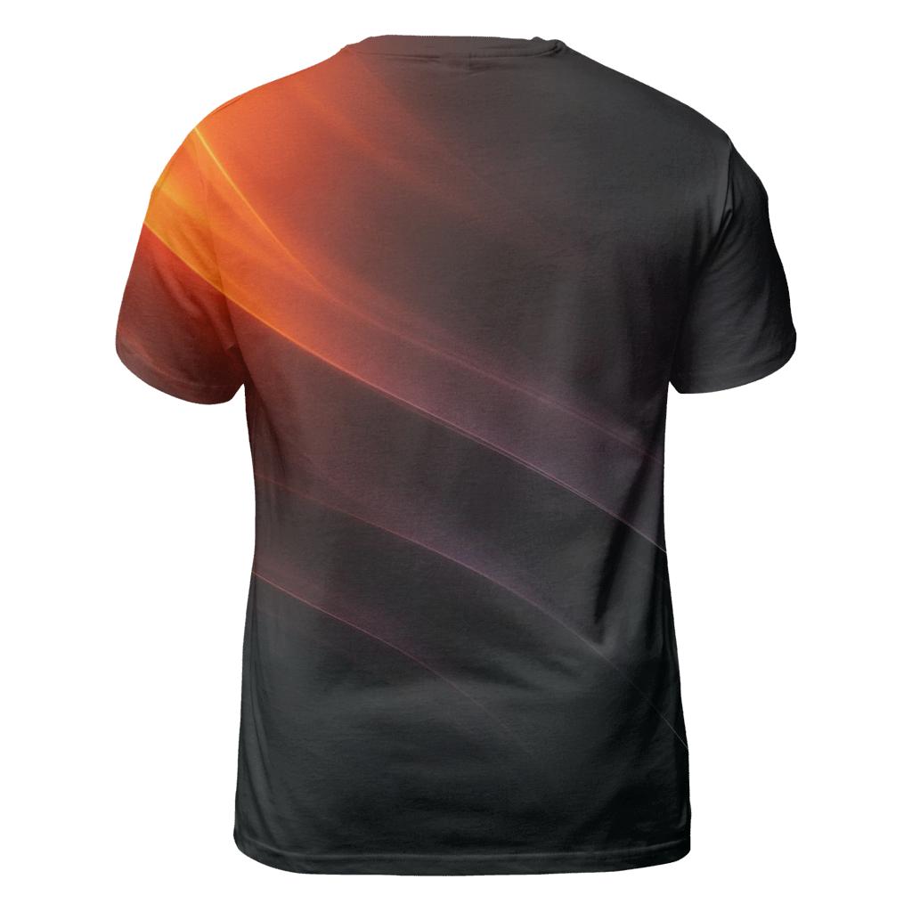 Volcanic Glassflow Gradient personalized full print shirts