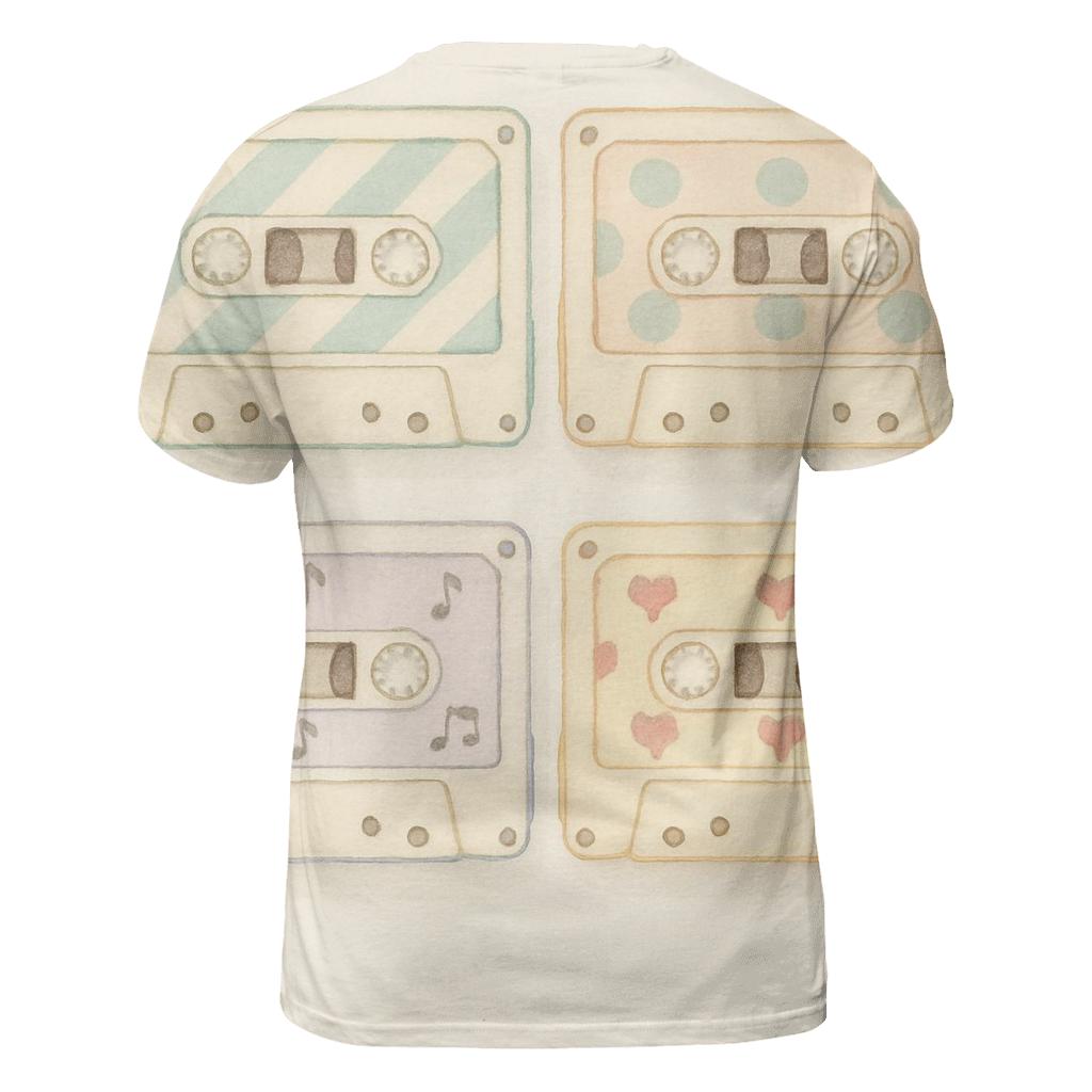 Cassette Patchwork Window trendy printed shirt styles