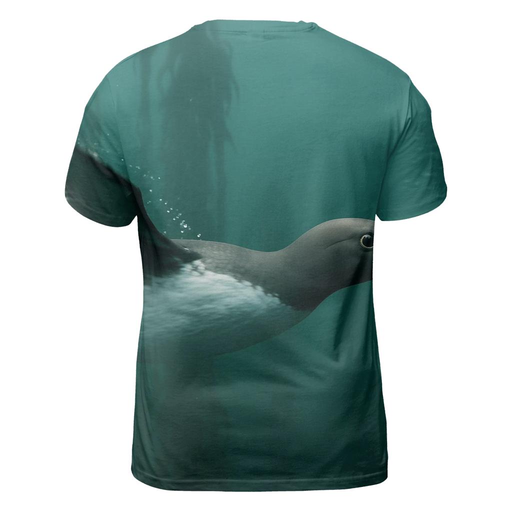 Kelp Forest Pursuit Common Murre unique graphic print tees